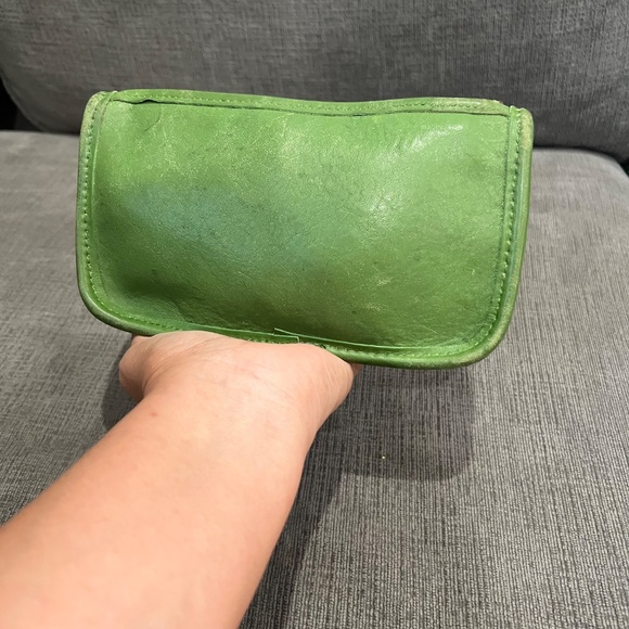 Coach Green Pouch Bag Vintage - Picture 12 of 12